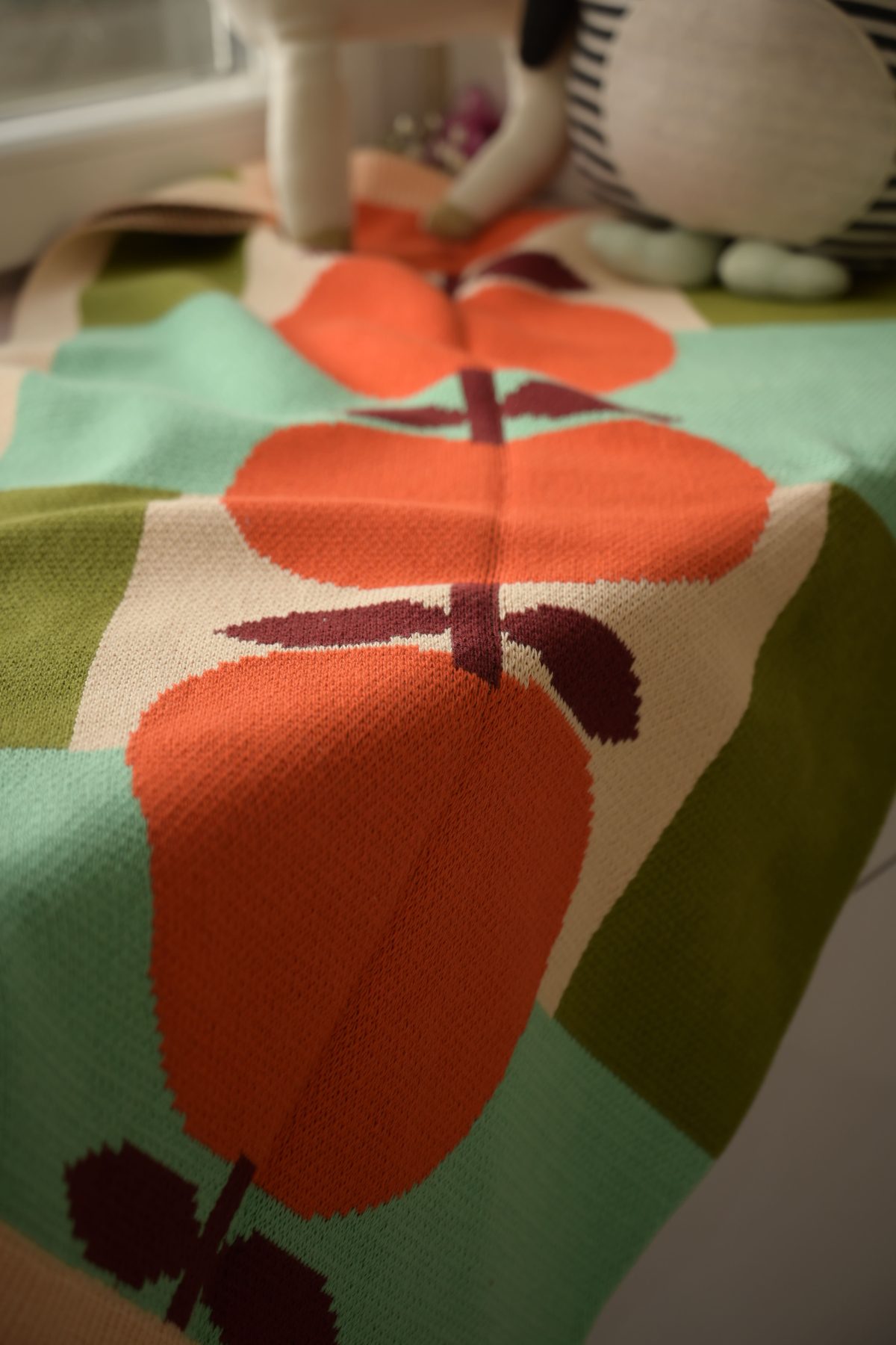 Fruit Print Baby Blanket