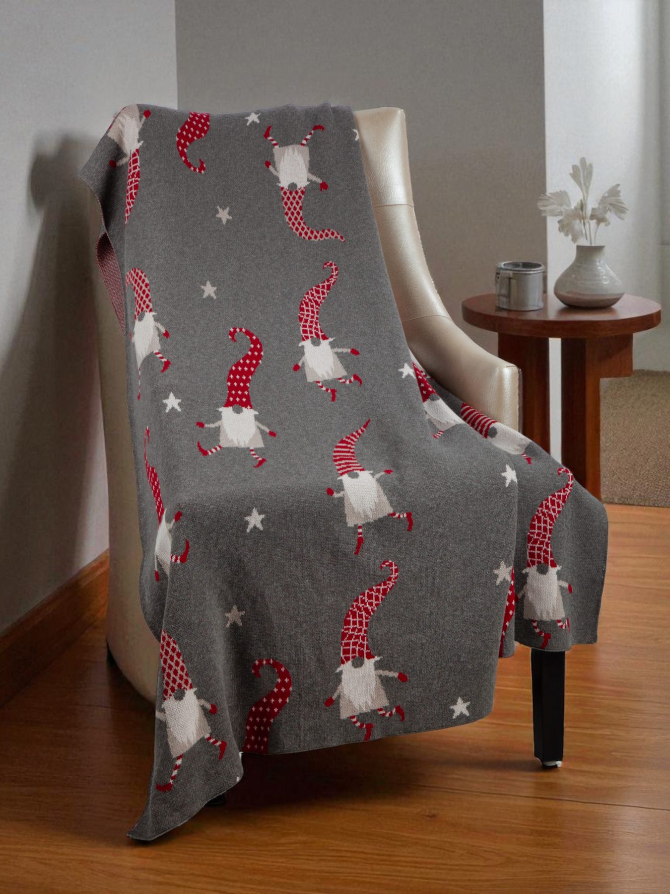 Christmas Gnome Throw