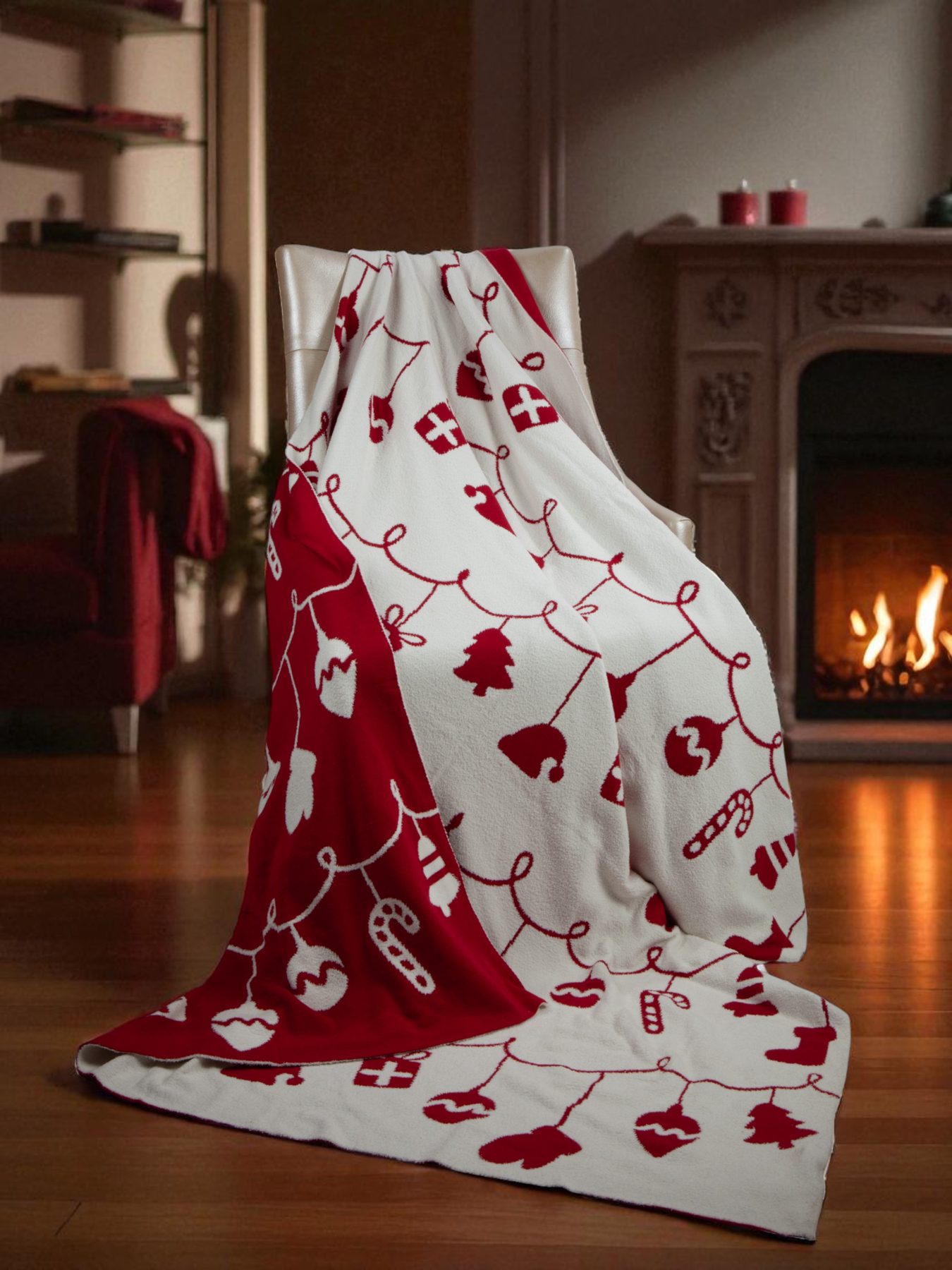 Ornament Garland Throw