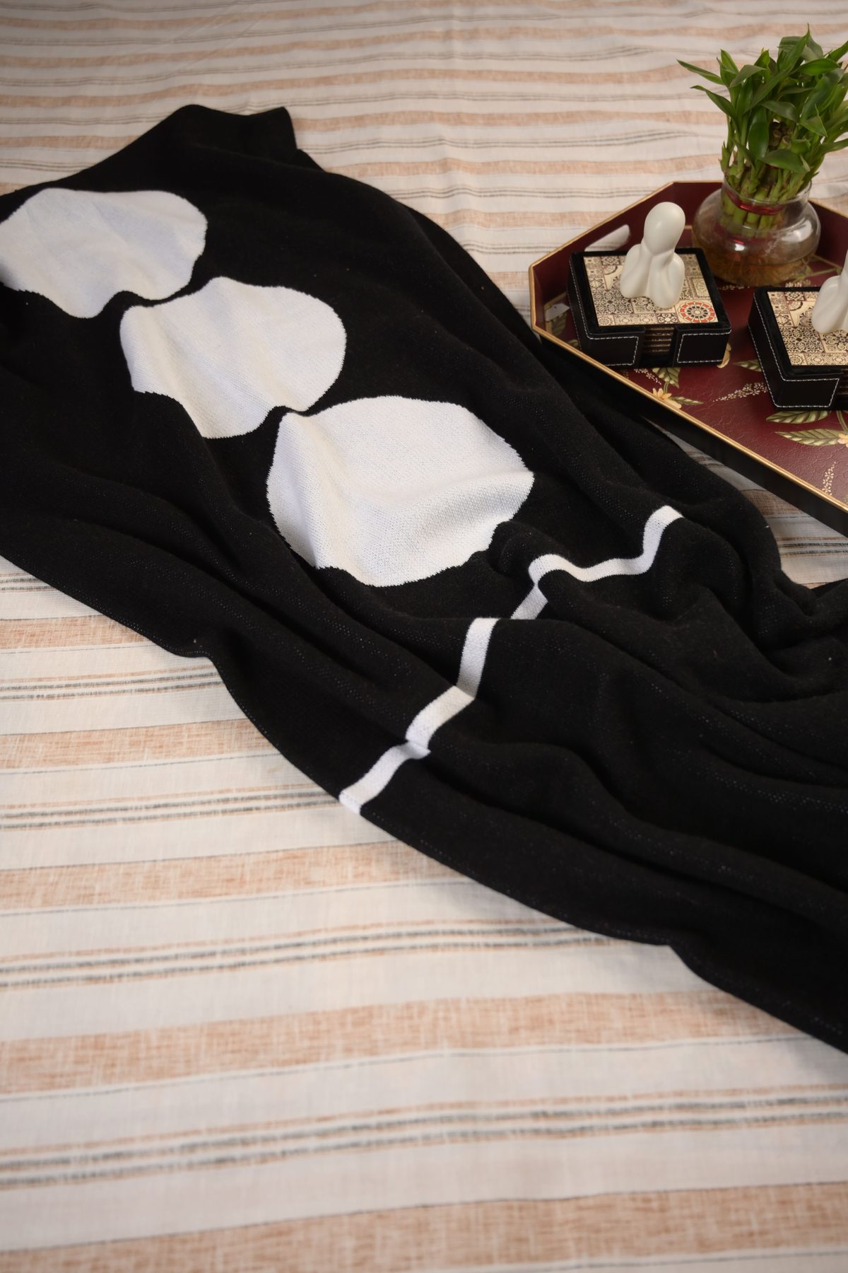 Petal Print Throw