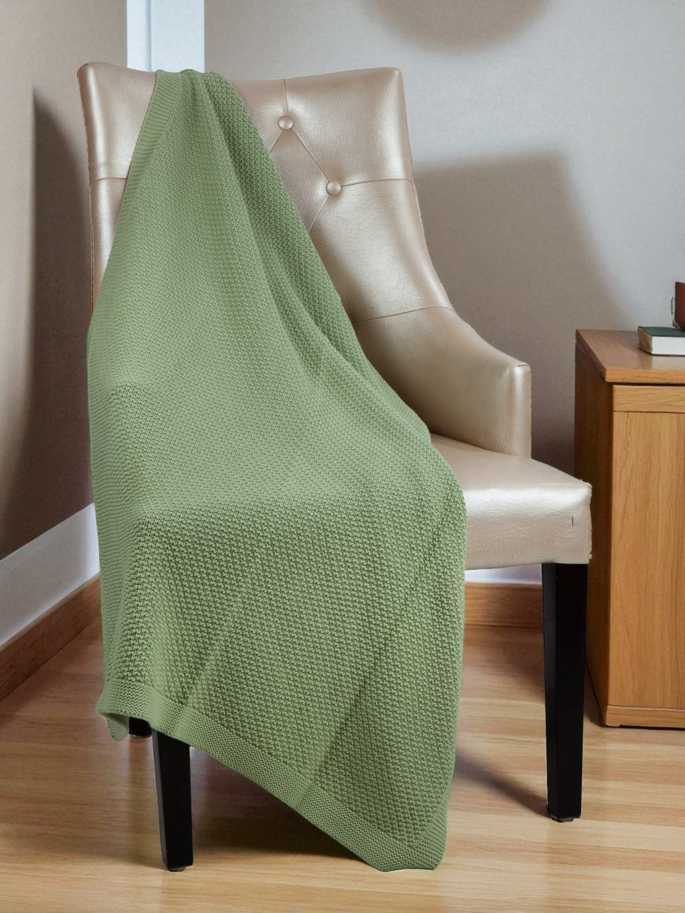 Textured Knit Throw